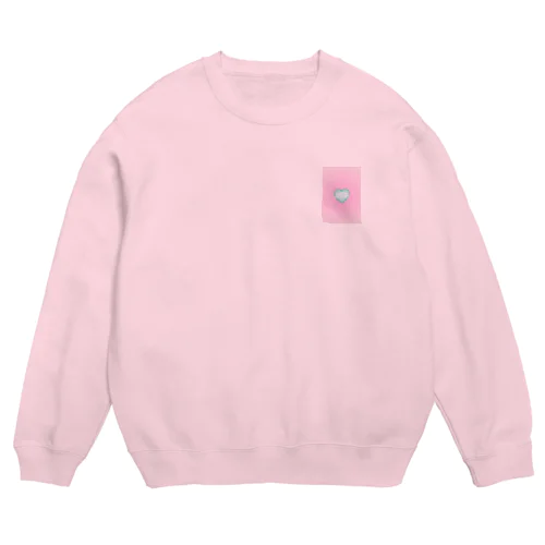 Good bye, patriarchy - pink × green heart Crew Neck Sweatshirt