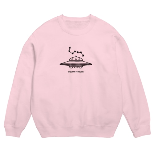 UFO発見 Crew Neck Sweatshirt