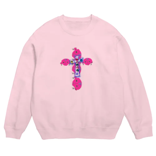 かわいい十字架パート2 Crew Neck Sweatshirt