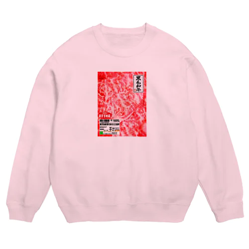 国産和牛 Crew Neck Sweatshirt