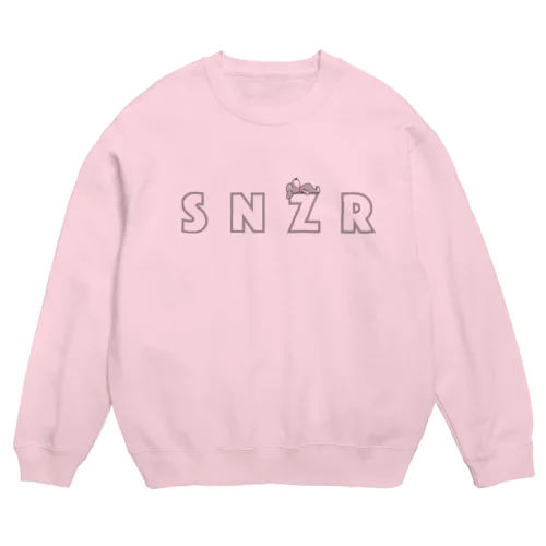 シュナウザー SNZR&ひる寝 Crew Neck Sweatshirt