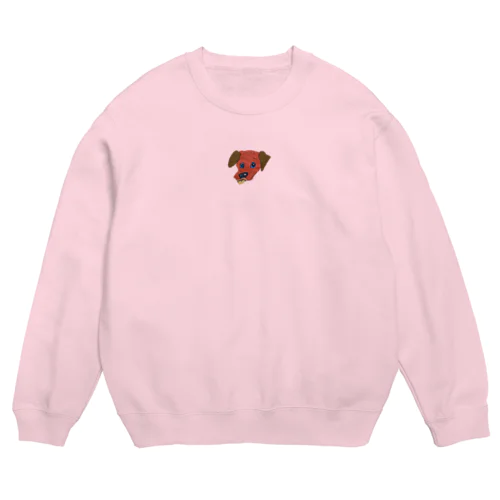 PInchappy いぬのかお Crew Neck Sweatshirt