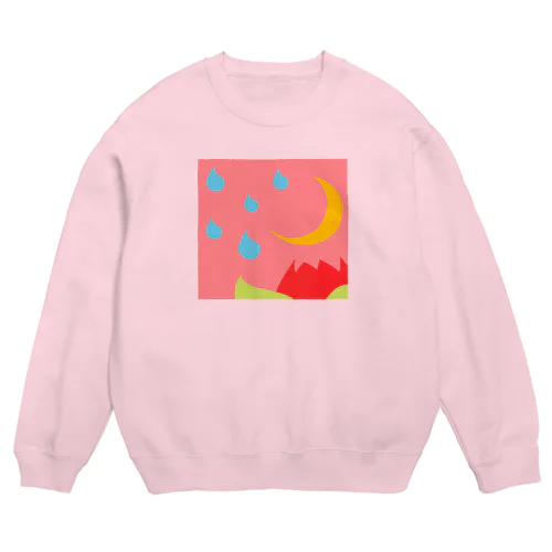 ちゅーりっぷとあめ Crew Neck Sweatshirt