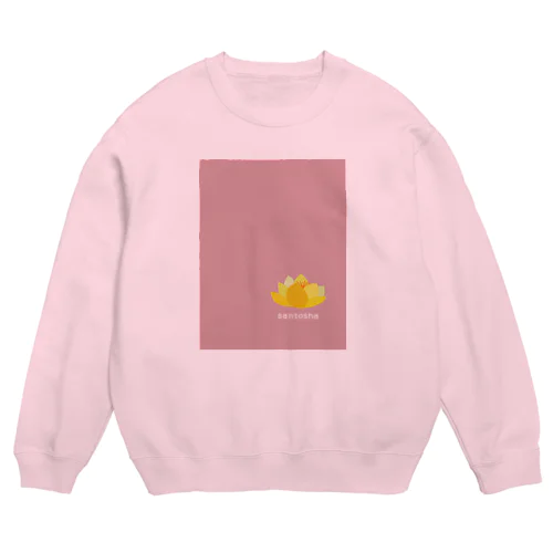 ハスの花 Crew Neck Sweatshirt