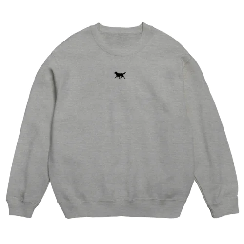 シンプルなフラットコーテッドレトリバー Crew Neck Sweatshirt