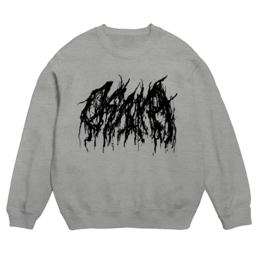 デスメタル大阪/DEATH METAL OSAKA Crew Neck Sweatshirt