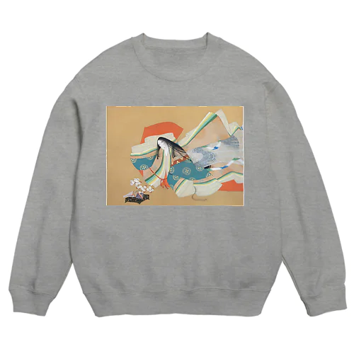 日本画：上村松園_伊勢大輔(1929) Crew Neck Sweatshirt