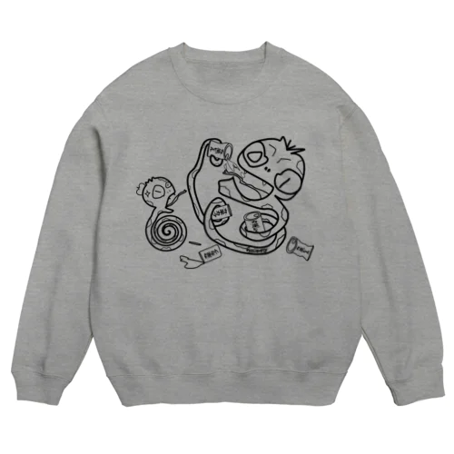 へび Crew Neck Sweatshirt