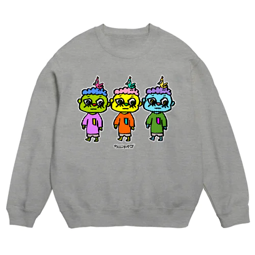 つねお・としい・せいじ Crew Neck Sweatshirt