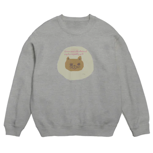 ねこマル⭕️ Crew Neck Sweatshirt