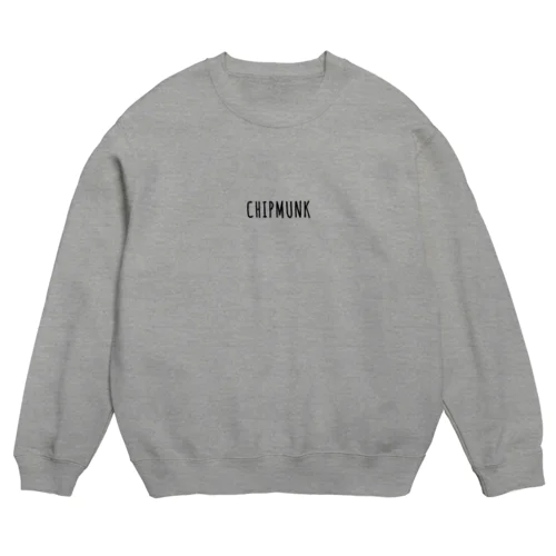 シマリスロゴシリーズ Crew Neck Sweatshirt