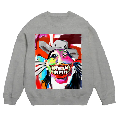 デカっ歯さん Crew Neck Sweatshirt