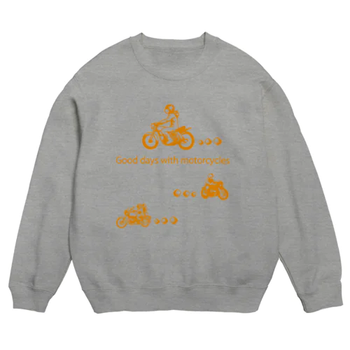 モーターサイクル日記 Crew Neck Sweatshirt