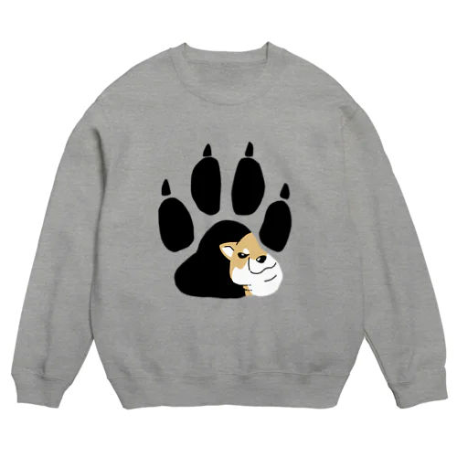 ちらり柴犬（赤柴） Crew Neck Sweatshirt