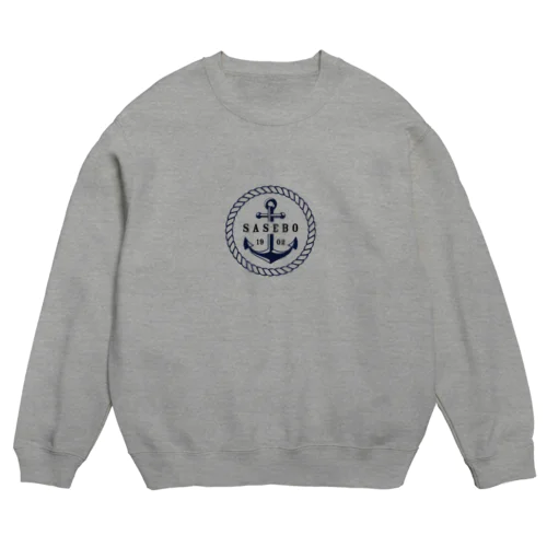 SASEBO CITY ロゴタイプ5 Crew Neck Sweatshirt