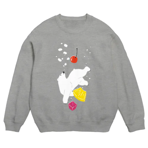 シロクマ Crew Neck Sweatshirt