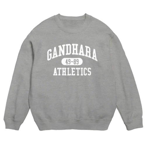 GANDHARA ATHLETICS （ホワイト プリント バージョン） Crew Neck Sweatshirt
