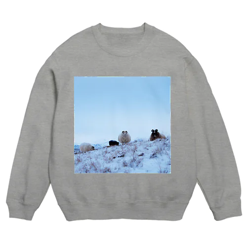 Icelandic Sheep 〜アイスランドのひつじ〜 Crew Neck Sweatshirt