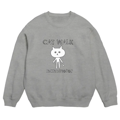 nanometer『CAT WALK』スウェット Crew Neck Sweatshirt