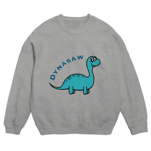 ダイナソー(ブラキオサウルス)くん Crew Neck Sweatshirt