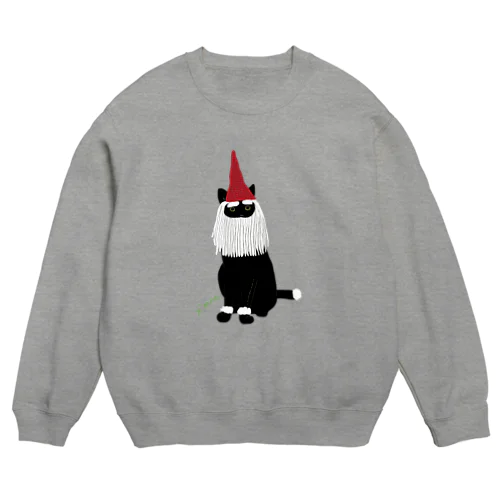 サンタになったクロネコ Crew Neck Sweatshirt