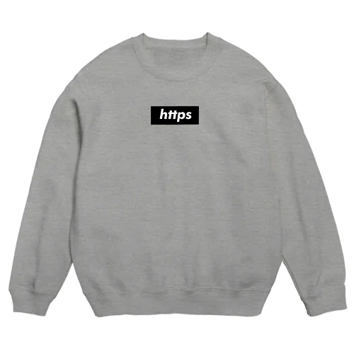 https box logo Crew Neck Sweatshirt