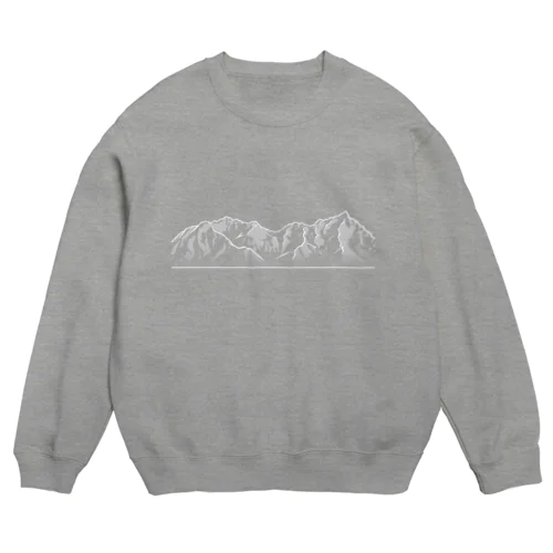 槍穂高連峰C Crew Neck Sweatshirt