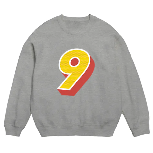 9番 Crew Neck Sweatshirt