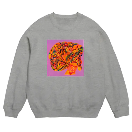 閃（ひらめ）きの瞬間 Crew Neck Sweatshirt