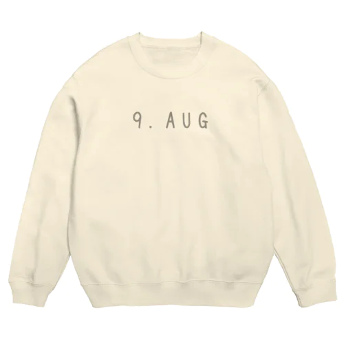 バースデー［9.AUG］ Crew Neck Sweatshirt