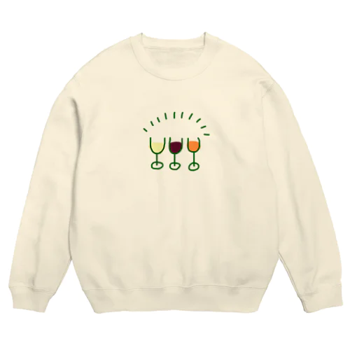 NATURAL WINE Crew Neck Sweatshirt