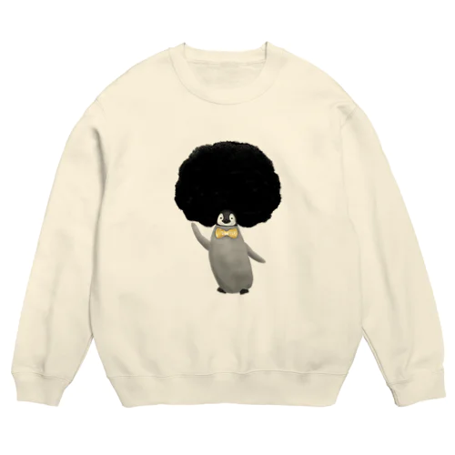 アフロペンギン Crew Neck Sweatshirt