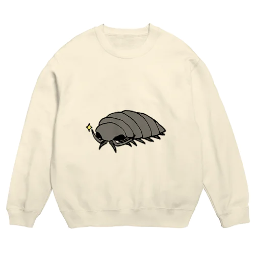 決め顔ダイオウグソクムシ Crew Neck Sweatshirt