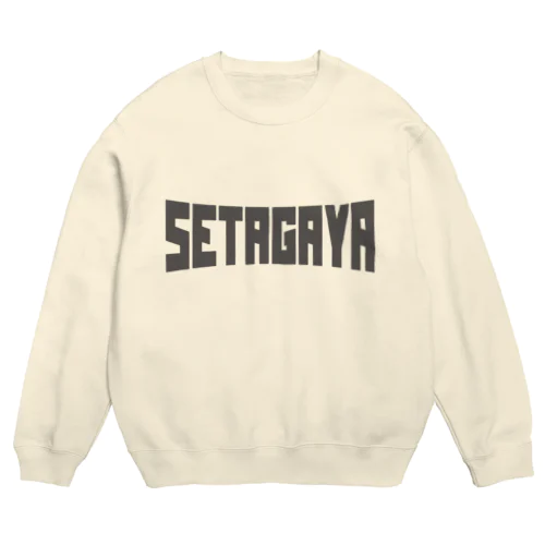 SETAGAYAロゴ（グレー） Crew Neck Sweatshirt