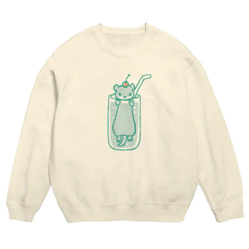 カワウソーダ Crew Neck Sweatshirt