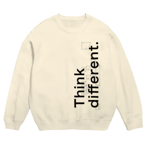 Think different.（発想の転換） スウェット