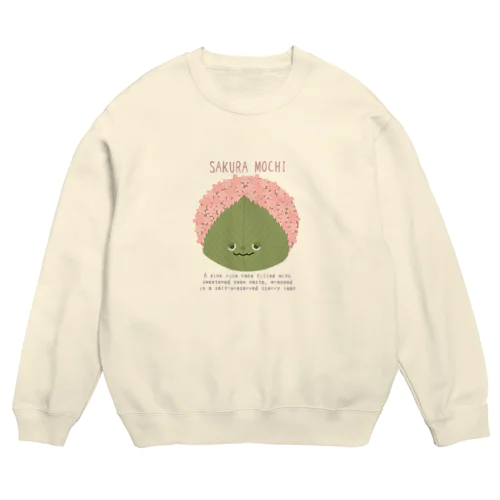 桜餅 Crew Neck Sweatshirt