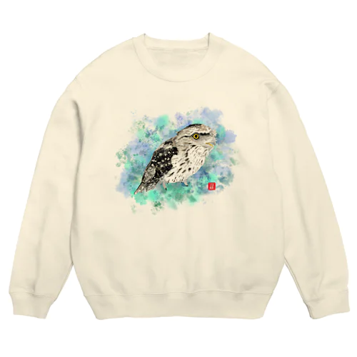 オーストラリアガマグチヨタカ Crew Neck Sweatshirt