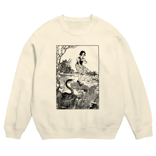 へびがいる！ Crew Neck Sweatshirt