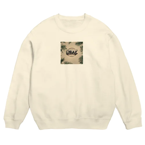 ゆっくりまったりリラックス　Chillax! Crew Neck Sweatshirt