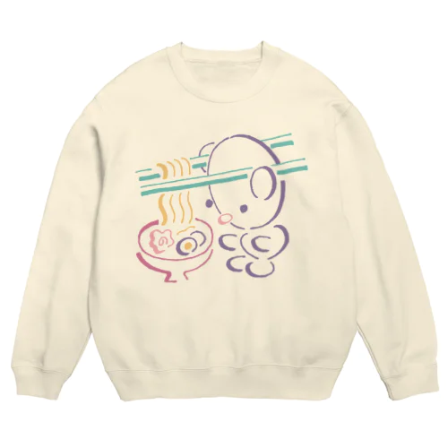 ミミハシ・らぁめん Crew Neck Sweatshirt