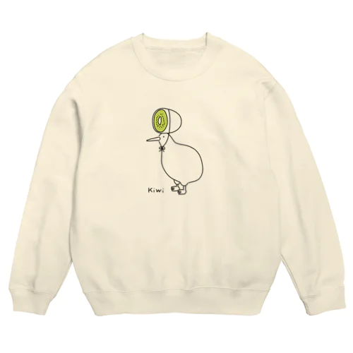 キウイとキーウィ Crew Neck Sweatshirt