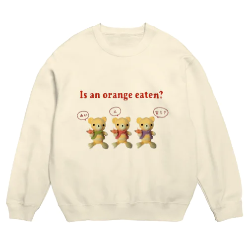 みかん食う？ Crew Neck Sweatshirt