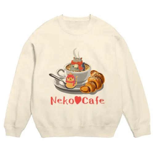 Neko♡Cafe🐾 01 Crew Neck Sweatshirt