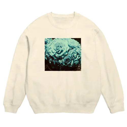 薔薇ヴィンテージ Crew Neck Sweatshirt