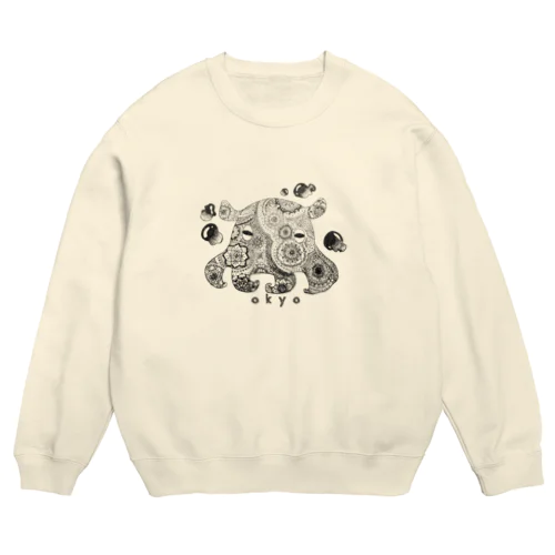 ふわふわメンダコくん Crew Neck Sweatshirt