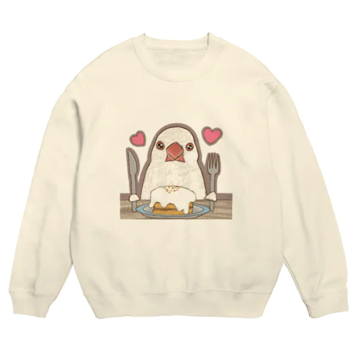 むちむちぶんちょう　ぱんけーき Crew Neck Sweatshirt