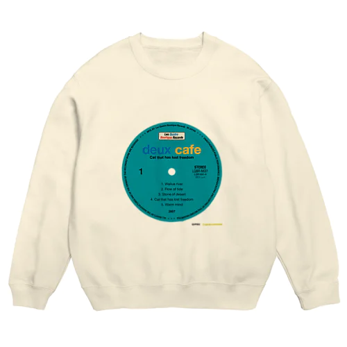 キャトルレコード01-A Crew Neck Sweatshirt