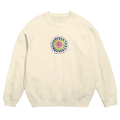 なないろ地球 Crew Neck Sweatshirt