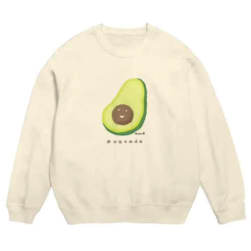 アボカドさん Crew Neck Sweatshirt